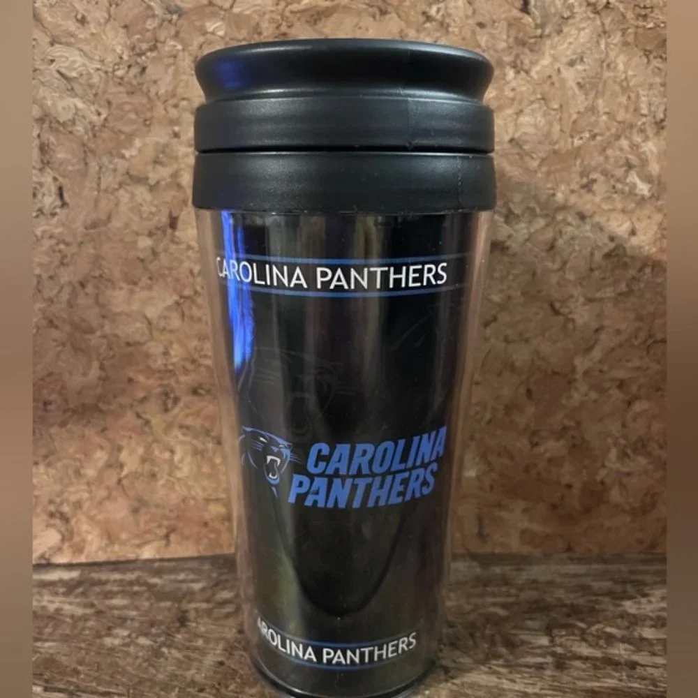 NFL Carolina Panthers Travel Mug.